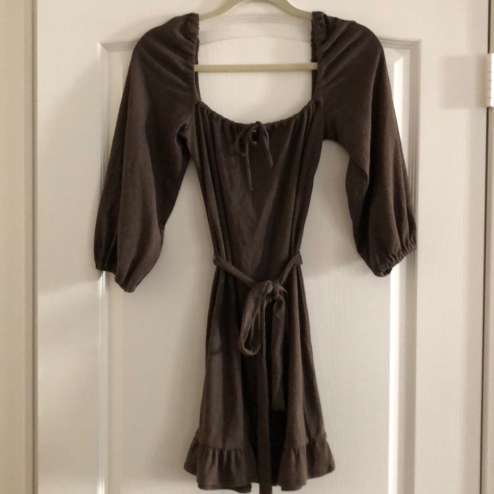 Alice & Olivia ruffle sweater dress